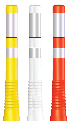 30 Inch Surface Mount Flexible Traffic Posts – eNdoto Corp