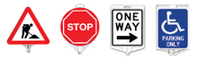 Load image into Gallery viewer, 11&quot; Portable stop sign Model G3
