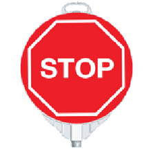 Load image into Gallery viewer, 11&quot; Portable stop sign Model G3